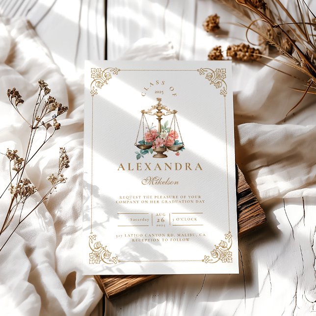 Rosa Bläserner Abschluss Einladung (Von Creator hochgeladen)