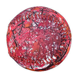 Rosa Blätter Baseball