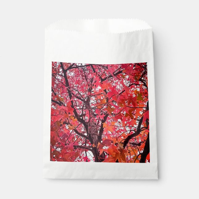 Rosa Blätter Geschenktütchen (Vorderseite)