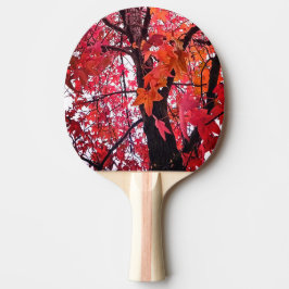 Rosa Blätter Tischtennis Schläger