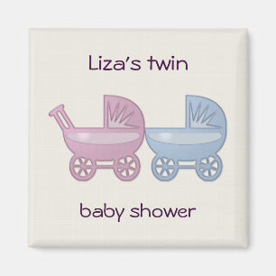 rosa & blau Baby-Buggy Magnet