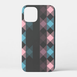 rosa blau und grau geometrisch Case-Mate iPhone hülle
