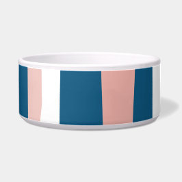 Rosa Blau und Weiß Abstrakt Napf