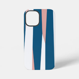 Rosa Blau und Weiß iPhone 12 Mini Hülle