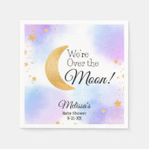 Rosa Blau Wir sind über der neutralen Mond-Babydus