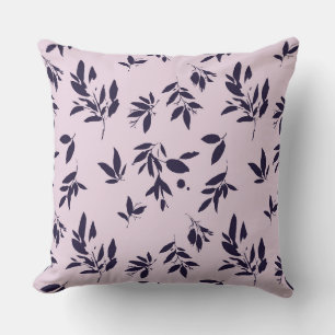 Rosa/blaue Flohdesignerin/ Throw Kissen