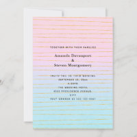 Rosa blaue Pastellfarben Gradient mit goldenen Lin