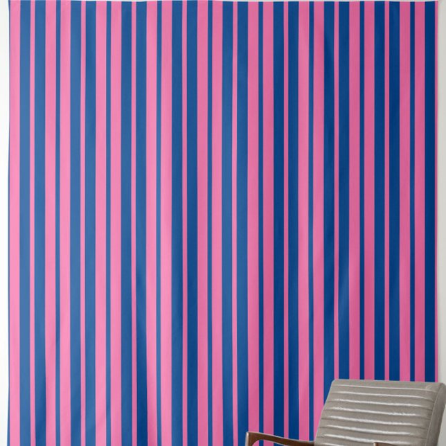 Rosa-blaue stilvolle Streifenmuster-Design  Stoff (Von Creator hochgeladen)