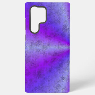 Rosa blauer Regenbogen in Elephant Skin Leather Op Samsung Galaxy Hülle