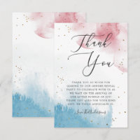 Rosa blaues Aquarellwaschgeschlecht offenbartes Pa