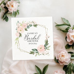 rosa blaues geometrisches Brautparty Serviette<br><div class="desc">Machen Sie Ihr Brautparty mit unserer exquisiten Blumensuite zu einem atemberaubenden Fest. Diese Kollektion bietet alles, was Sie für eine behagliche und elegante Atmosphäre benötigen, inklusive passender Rezepte- und Ratgeber-Karten, personalisierten Servietten, schönen Schildern und lustigen Spielen. Zögern Sie nicht, sich per Chat zu erkundigen, wenn Sie Hilfe bei der Personalisierung...</div>