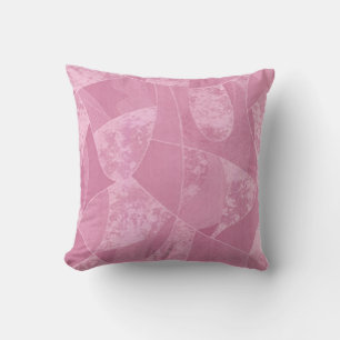 Rosa Bleiglas Reversible Kissen