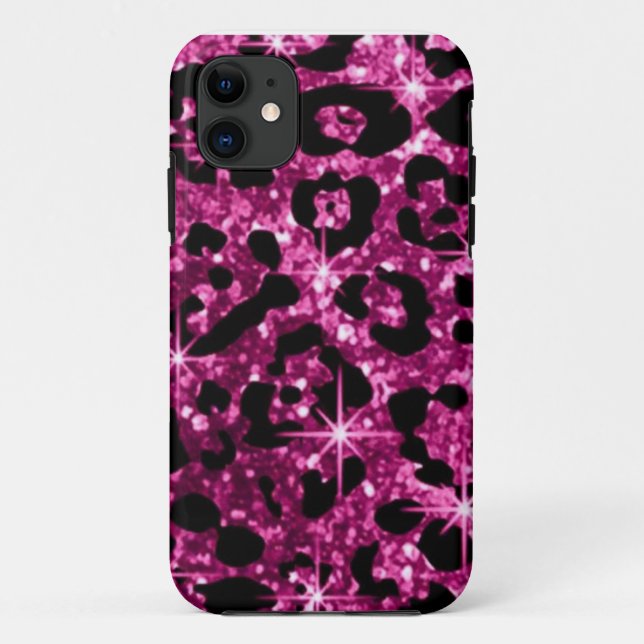 Rosa Bling Iphone Fall Case-Mate iPhone Hülle (Rückseite)