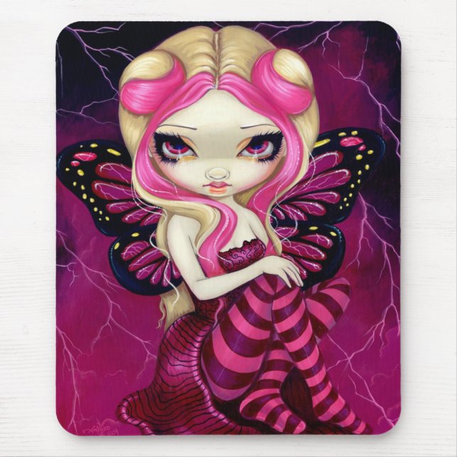"Rosa Blitz" Mousepad (Vorne)