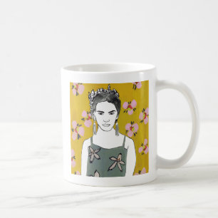 Rosa Blossom Lady - Gelb Kaffeetasse