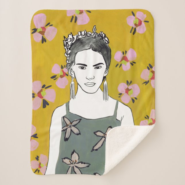 Rosa Blossom Lady - Gelb Sherpadecke (Vorderseite)