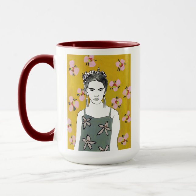 Rosa Blossom Lady - Gelb Tasse (Links)