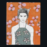 Rosa Blossom Lady - Orange Puzzle<br><div class="desc">Rosa Blossom Lady II von Melissa Wang. | 140355D</div>