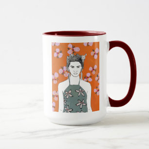 Rosa Blossom Lady - Orange Tasse