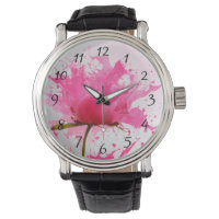 Rosa Blume Abstrakt Paint Spritzer