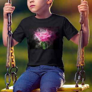 Rosa Blume Aquarell - bb T-Shirt
