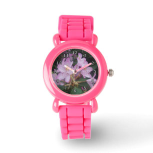 Rosa Blume Armbanduhr