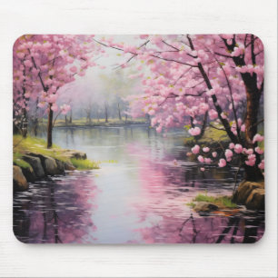 Rosa Blume Baumart Mousepad