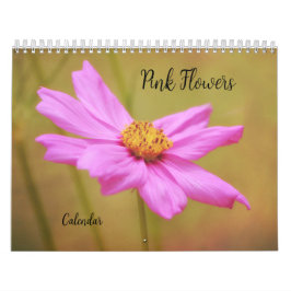 Rosa Blume Blumenkalender Kalender