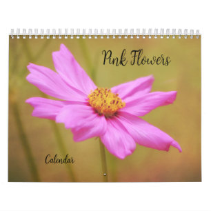 Rosa Blume Blumenkalender Kalender