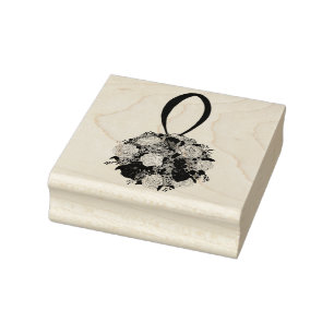 Rosa Blume Bridal Bouquet Polterabend Gummistempel