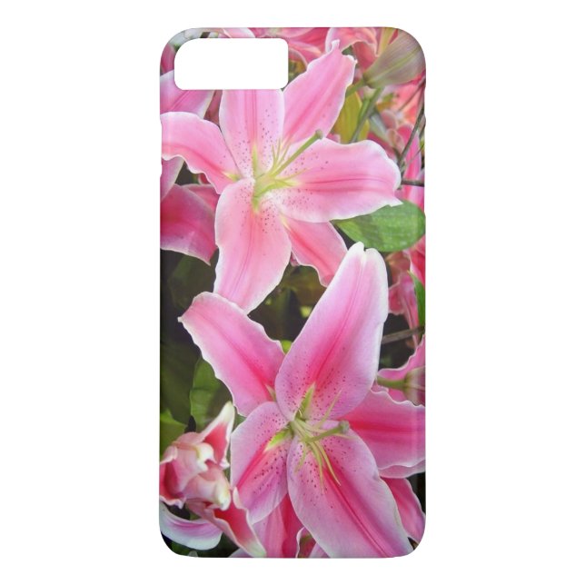 Rosa Blume Case-Mate iPhone Hülle (Rückseite)