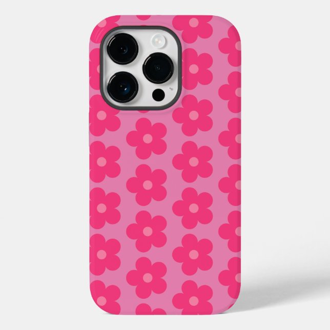 Rosa Blume Case-Mate iPhone Hülle (Rückseite)