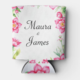 Rosa Blume Cooler Dosenkühler