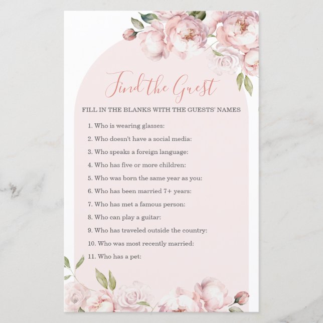 Rosa Blume Das Mädchen im Blut findet den Gast (Vorderseite)