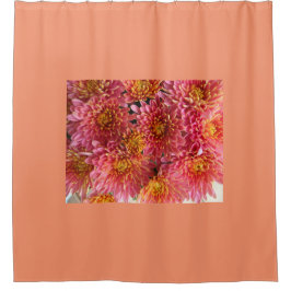 rosa Blume Duschvorhang