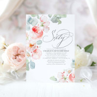 Rosa Blume Elegant Boho Sechzig - 60. Geburtstag