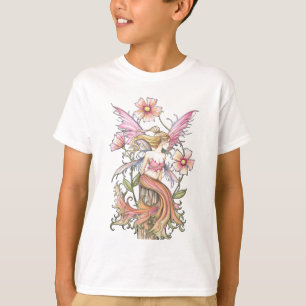 Rosa Blume Fairy Art T-Shirt