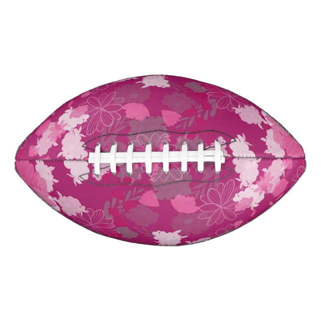 rosa Blume Football (Vorderseite)
