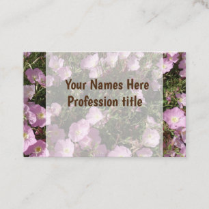 Rosa Blume Foto Berufliche Visitenkarte