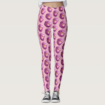 Rosa Blume Foto Custom Leggings