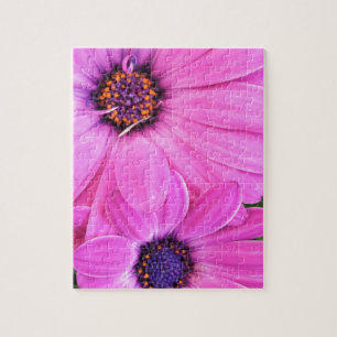 Rosa Blume Gerbera Daisy Floral Puzzle