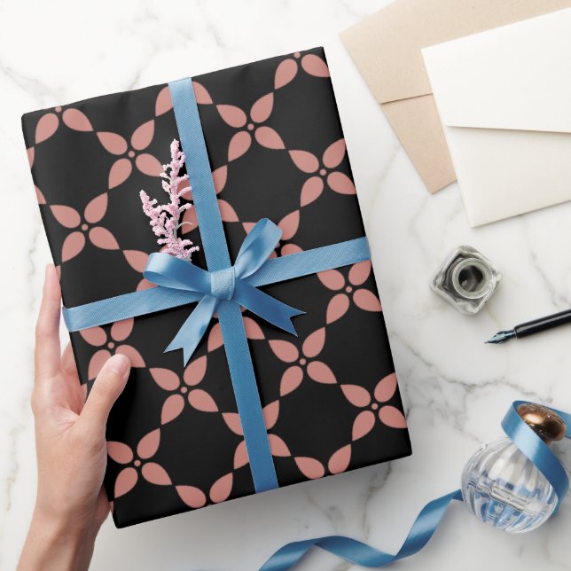 Rosa Blume Geschenkpapier (Schenken)