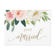 Rosa Blume Gold Nur verheiratet