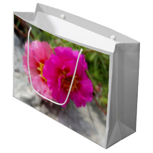 Rosa Blume in der Sonne Große Geschenktüte