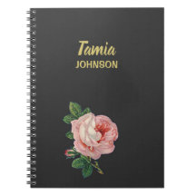 Rosa Blume individuelle Name grau