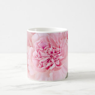 Rosa Blume Kaffeetasse