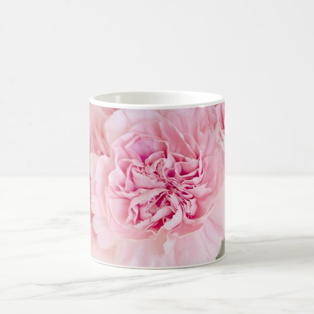 Rosa Blume Kaffeetasse (Mittel)