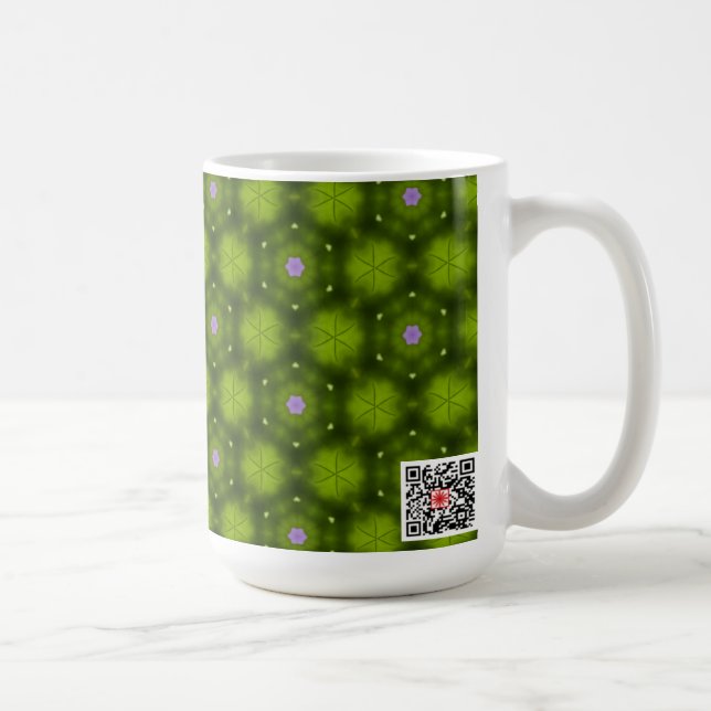 Rosa Blume Kaffeetasse (Rechts)