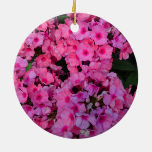 Rosa Blume Keramikornament