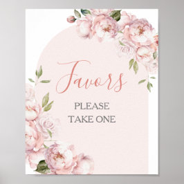 Rosa Blume Kinderduschkinder in Blütenlust Poster